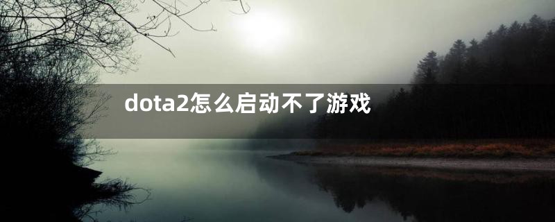 dota2怎么启动不了游戏