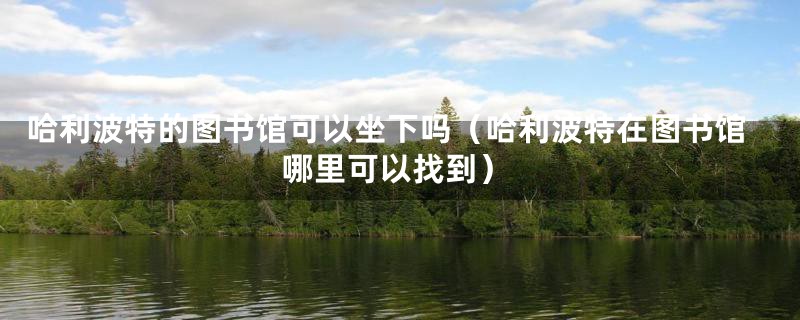 哈利波特的图书馆可以坐下吗（哈利波特在图书馆哪里可以找到）