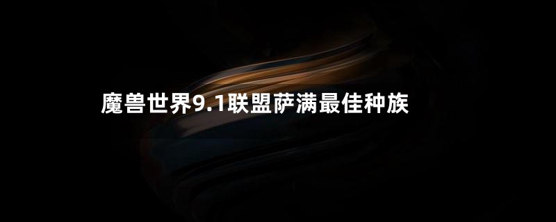 魔兽世界9.1联盟萨满最佳种族