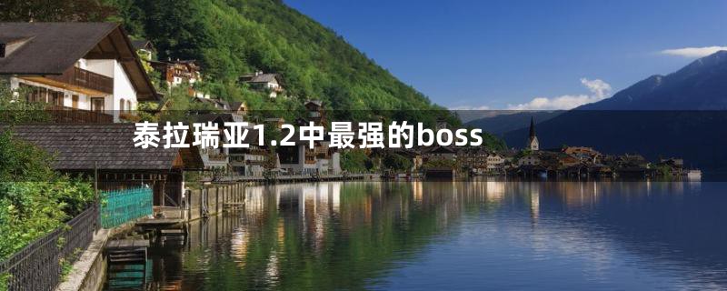 泰拉瑞亚1.2中最强的boss