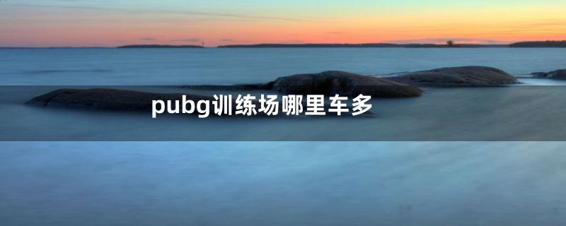 pubg训练场哪里车多