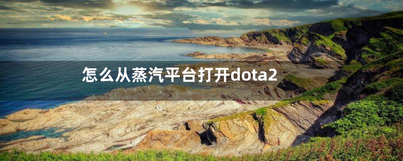 怎么从蒸汽平台打开dota2