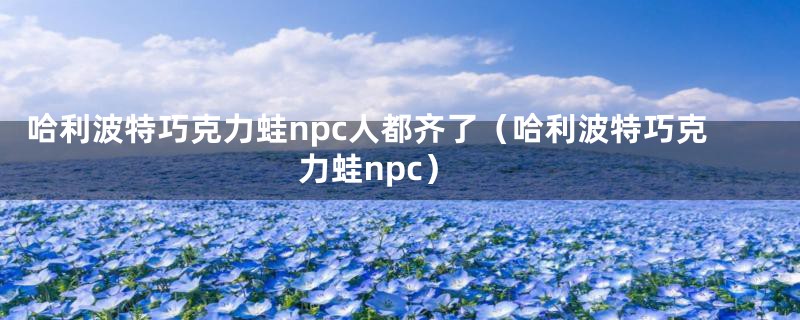 哈利波特巧克力蛙npc人都齐了（哈利波特巧克力蛙npc）