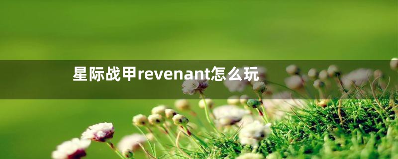 星际战甲revenant怎么玩