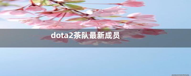 dota2茶队最新成员