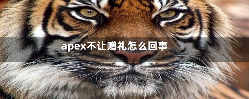 apex不让赠礼怎么回事