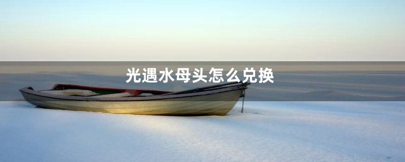 光遇水母头怎么兑换