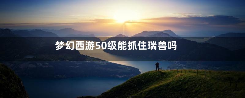 梦幻西游50级能抓住瑞兽吗