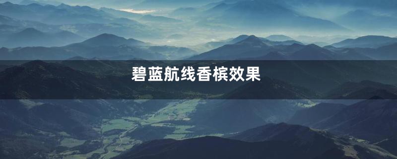 碧蓝航线香槟效果