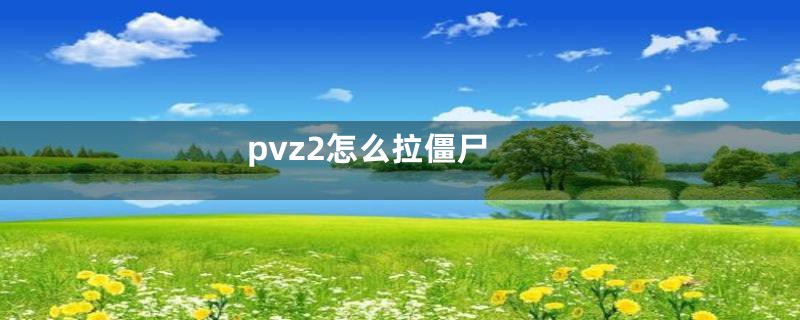 pvz2怎么拉僵尸