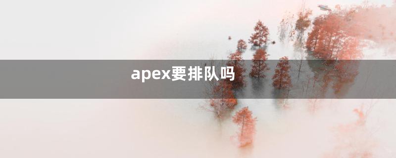 apex要排队吗