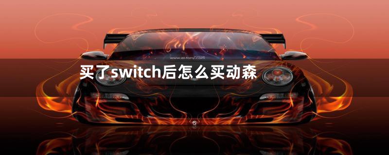 买了switch后怎么买动森