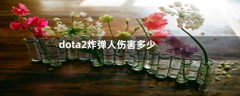 dota2炸弹人伤害多少