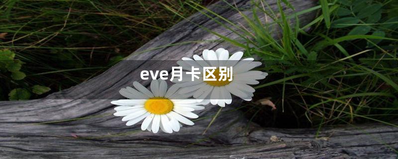 eve月卡区别