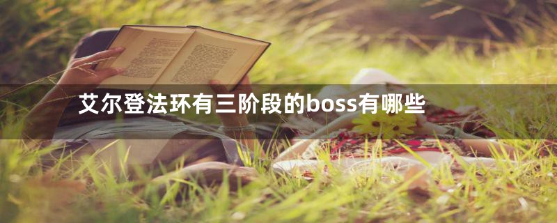 艾尔登法环有三阶段的boss有哪些