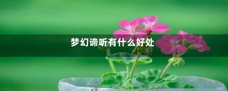 梦幻谛听有什么好处