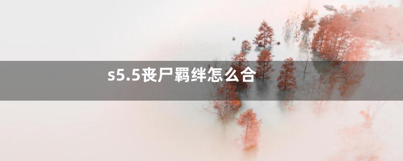 s5.5丧尸羁绊怎么合