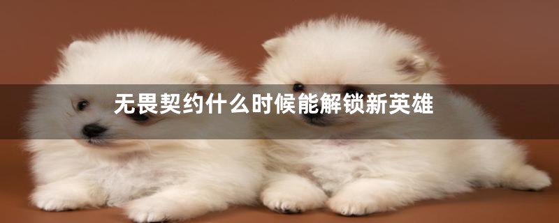 无畏契约什么时候能解锁新英雄