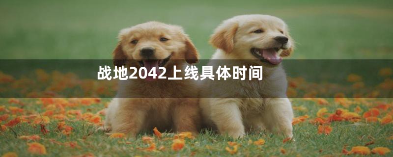 战地2042上线具体时间