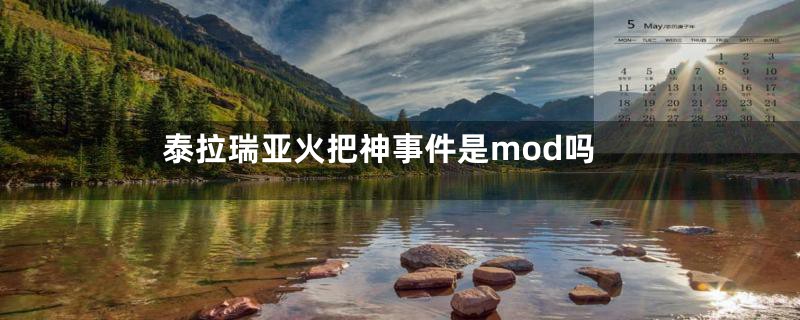 泰拉瑞亚火把神事件是mod吗