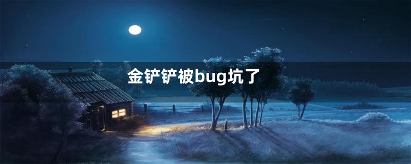 金铲铲被bug坑了