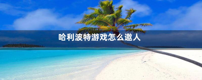 哈利波特游戏怎么邀人