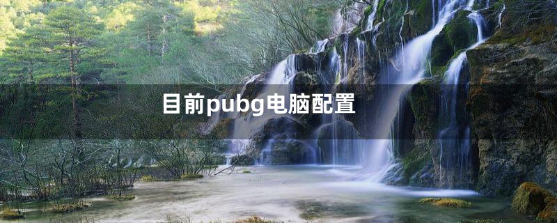 目前pubg电脑配置