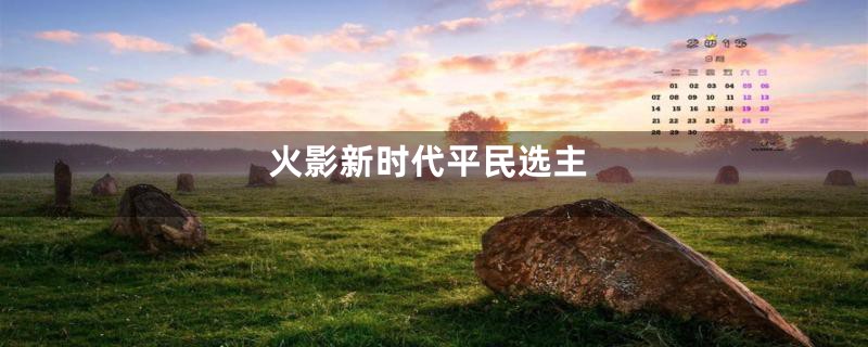 火影新时代平民选主