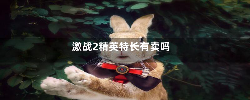 激战2精英特长有卖吗