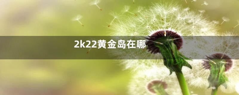 2k22黄金岛在哪