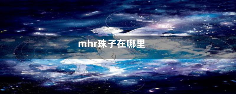 mhr珠子在哪里