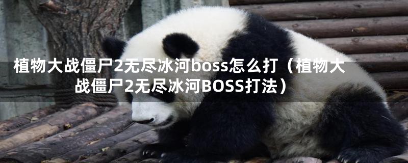 植物大战僵尸2无尽冰河boss怎么打（植物大战僵尸2无尽冰河BOSS打法）