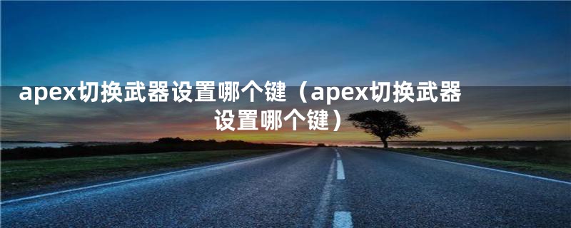 apex切换武器设置哪个键（apex切换武器设置哪个键）