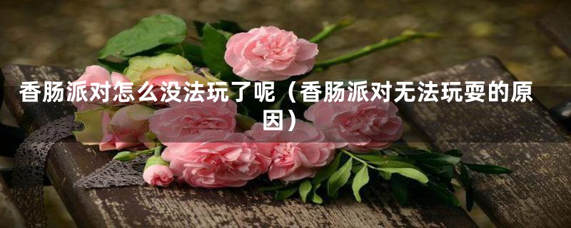 香肠派对怎么没法玩了呢（香肠派对无法玩耍的原因）