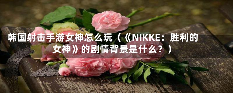 韩国射击手游女神怎么玩（《NIKKE：胜利的女神》的剧情背景是什么？）