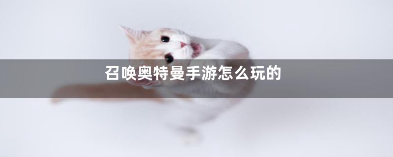 召唤奥特曼手游怎么玩的