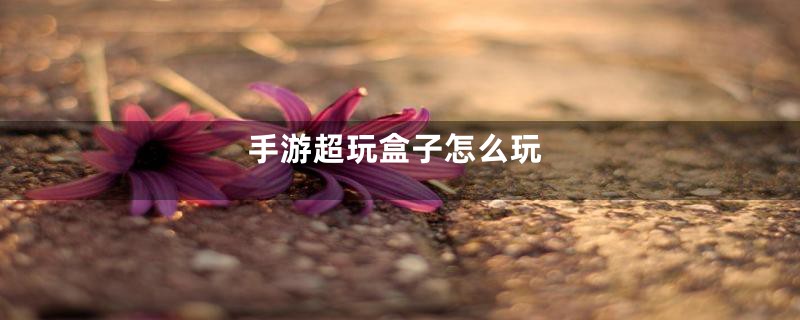 手游超玩盒子怎么玩