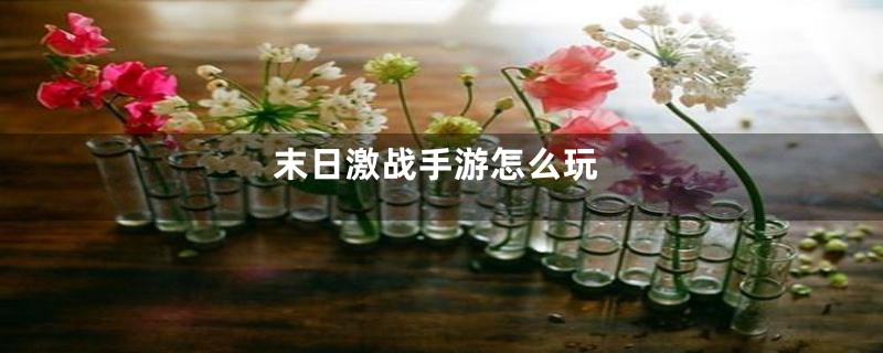 末日激战手游怎么玩