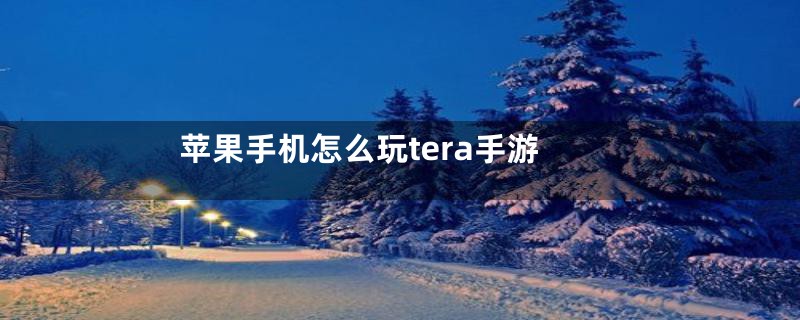 苹果手机怎么玩tera手游