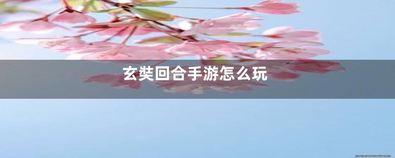 玄奘回合手游怎么玩