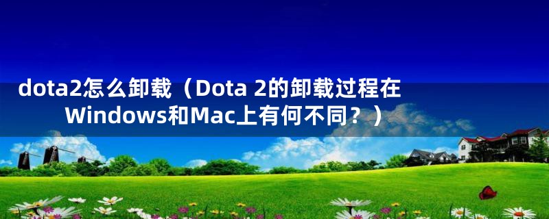 dota2怎么卸载（Dota 2的卸载过程在Windows和Mac上有何不同？）