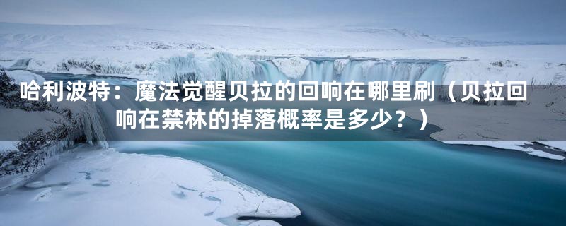 哈利波特：魔法觉醒贝拉的回响在哪里刷（贝拉回响在禁林的掉落概率是多少？）