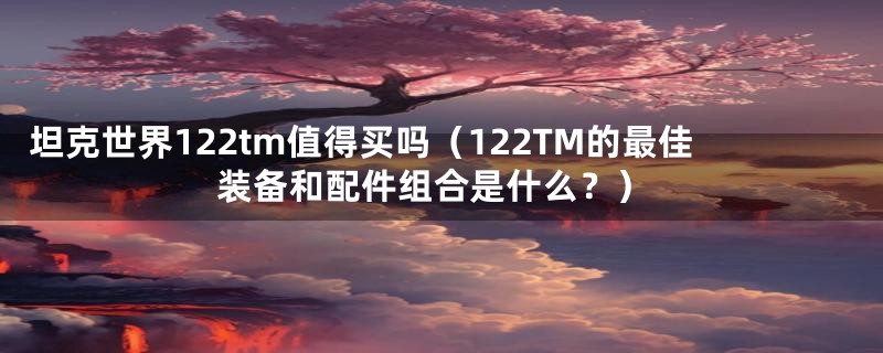 坦克世界122tm值得买吗（122TM的最佳装备和配件组合是什么？）