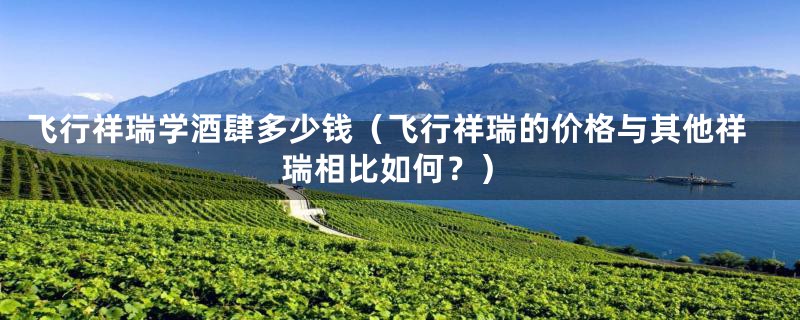 飞行祥瑞学酒肆多少钱（飞行祥瑞的价格与其他祥瑞相比如何？）