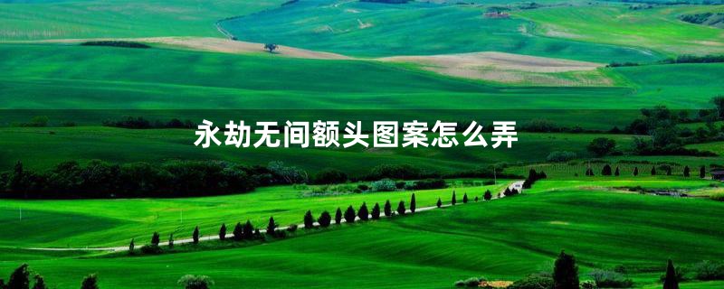 永劫无间额头图案怎么弄