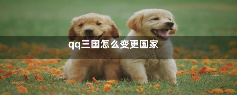 qq三国怎么变更国家