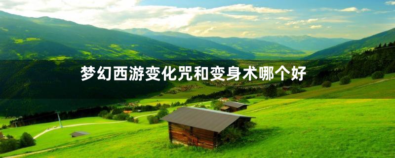 梦幻西游变化咒和变身术哪个好