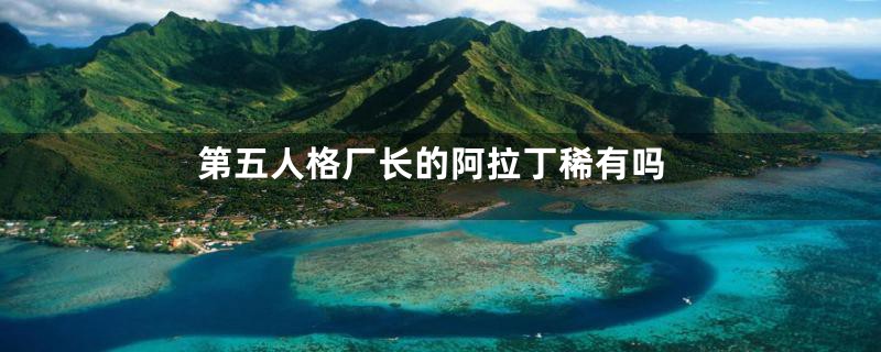 第五人格厂长的阿拉丁稀有吗