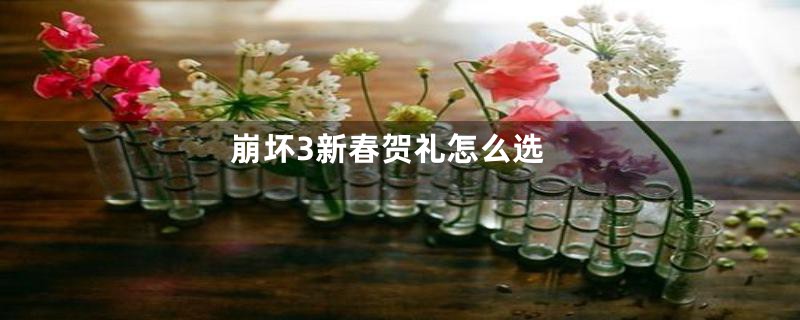 崩坏3新春贺礼怎么选