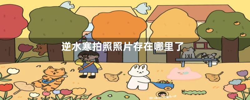 逆水寒拍照照片存在哪里了